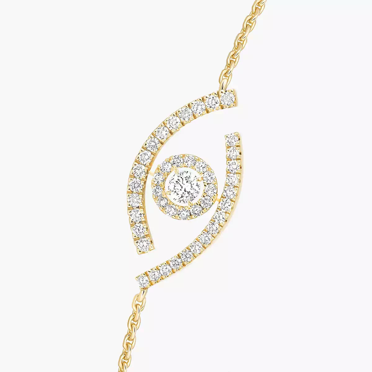 [Noble Aura jewelry]Lucky Eye Pave-Set Diamond Bracelet