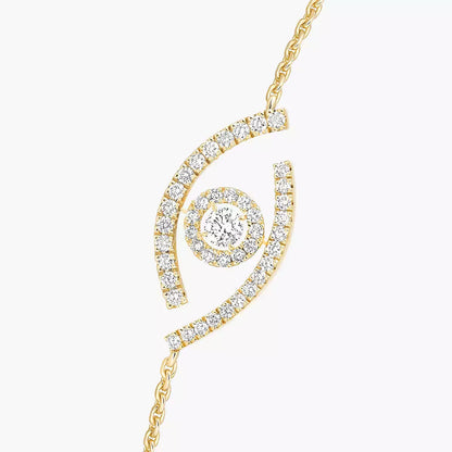 [Noble Aura jewelry]Lucky Eye Pave-Set Diamond Bracelet