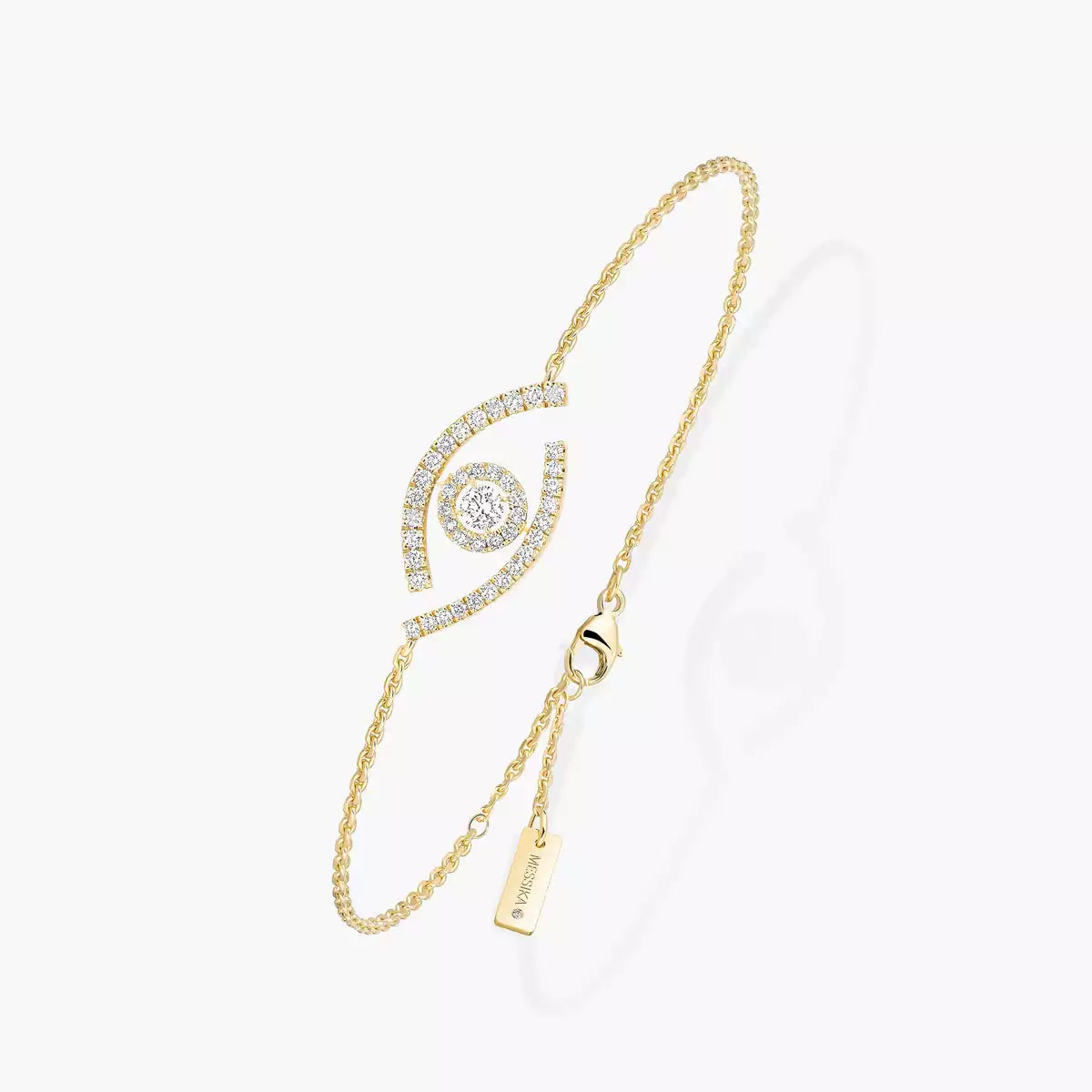 [Noble Aura jewelry]Lucky Eye Pave-Set Diamond Bracelet