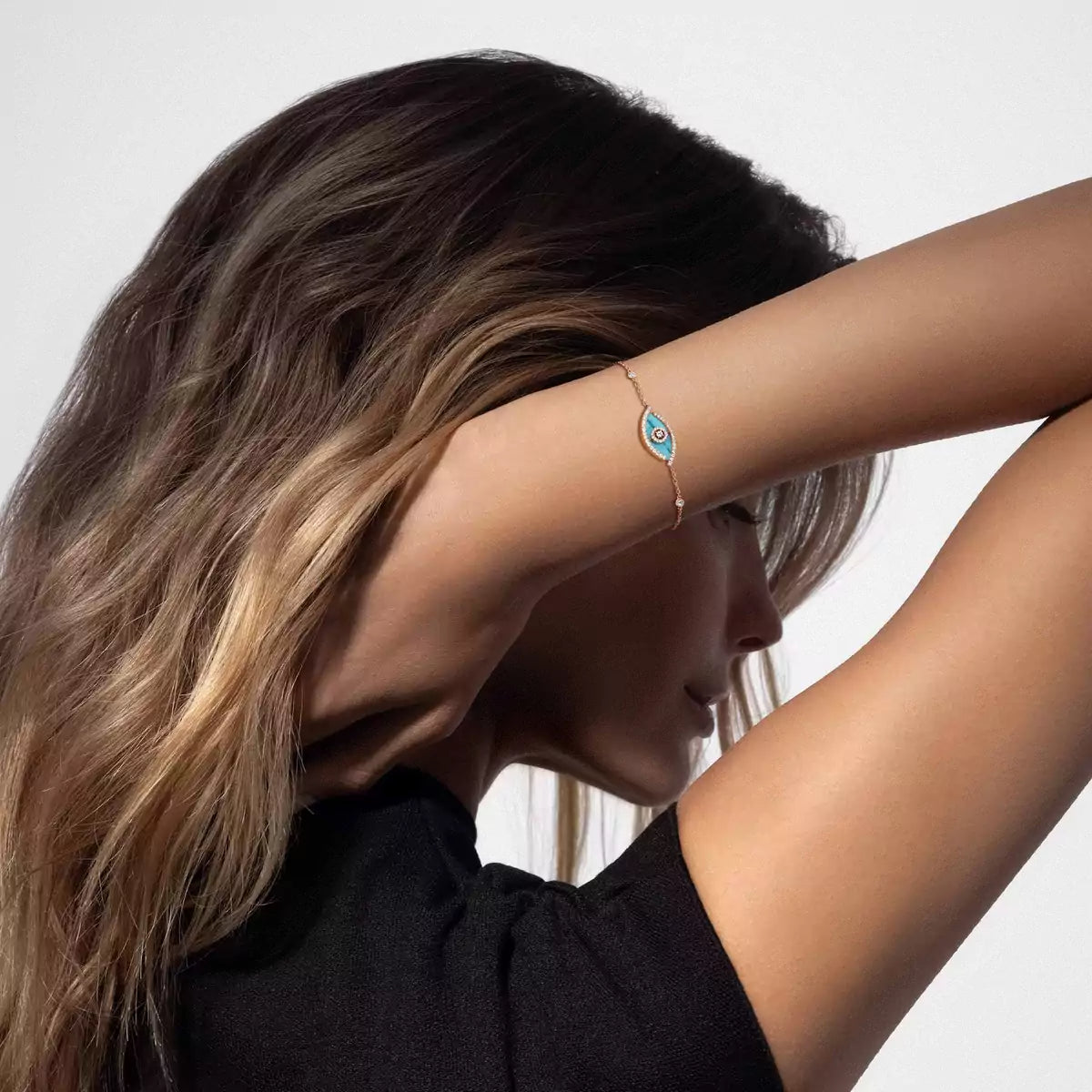 [Noble Aura jewelry]Lucky Eye Diamond Bracelet
