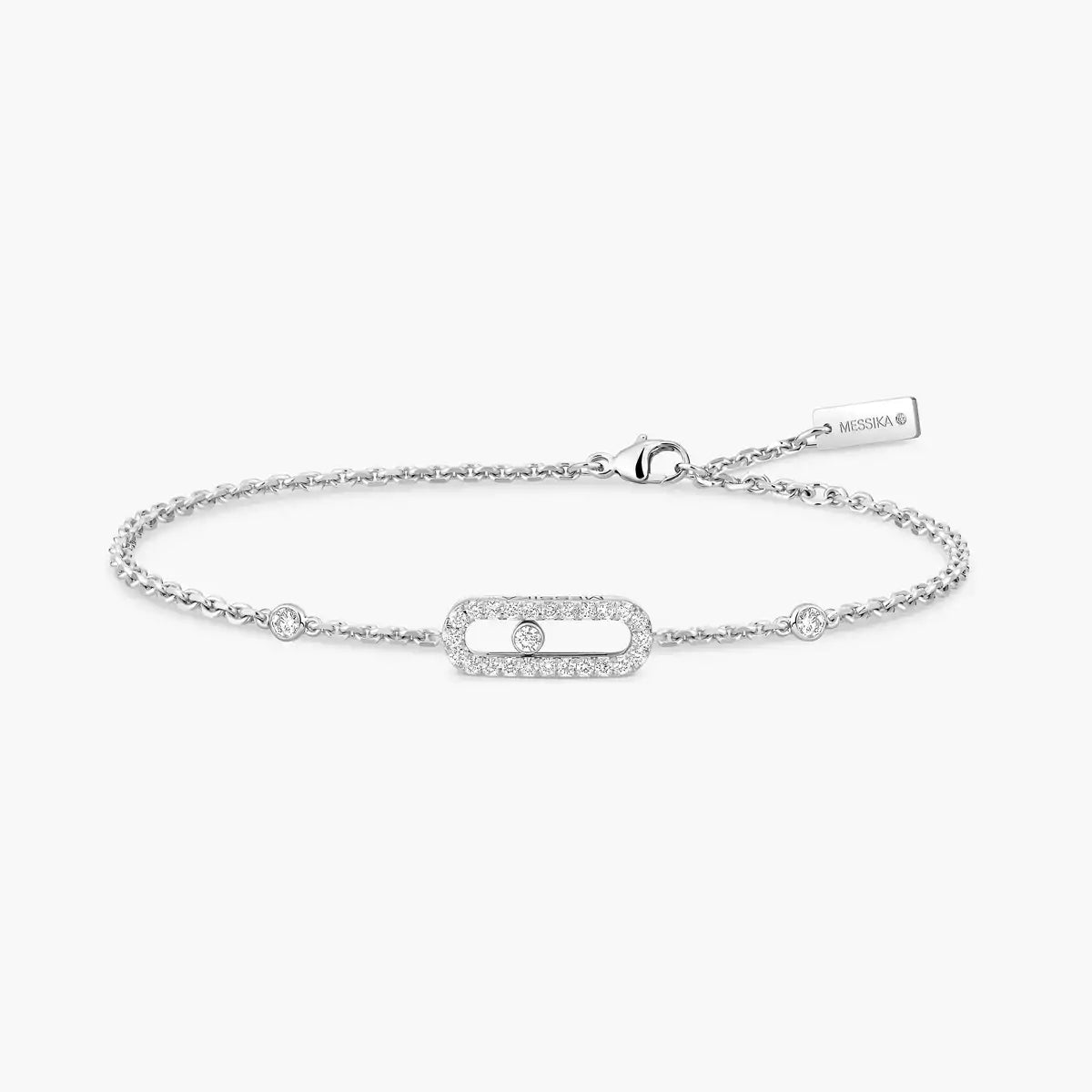 [Noble Aura jewelry]Move Uno Diamond Bracelet