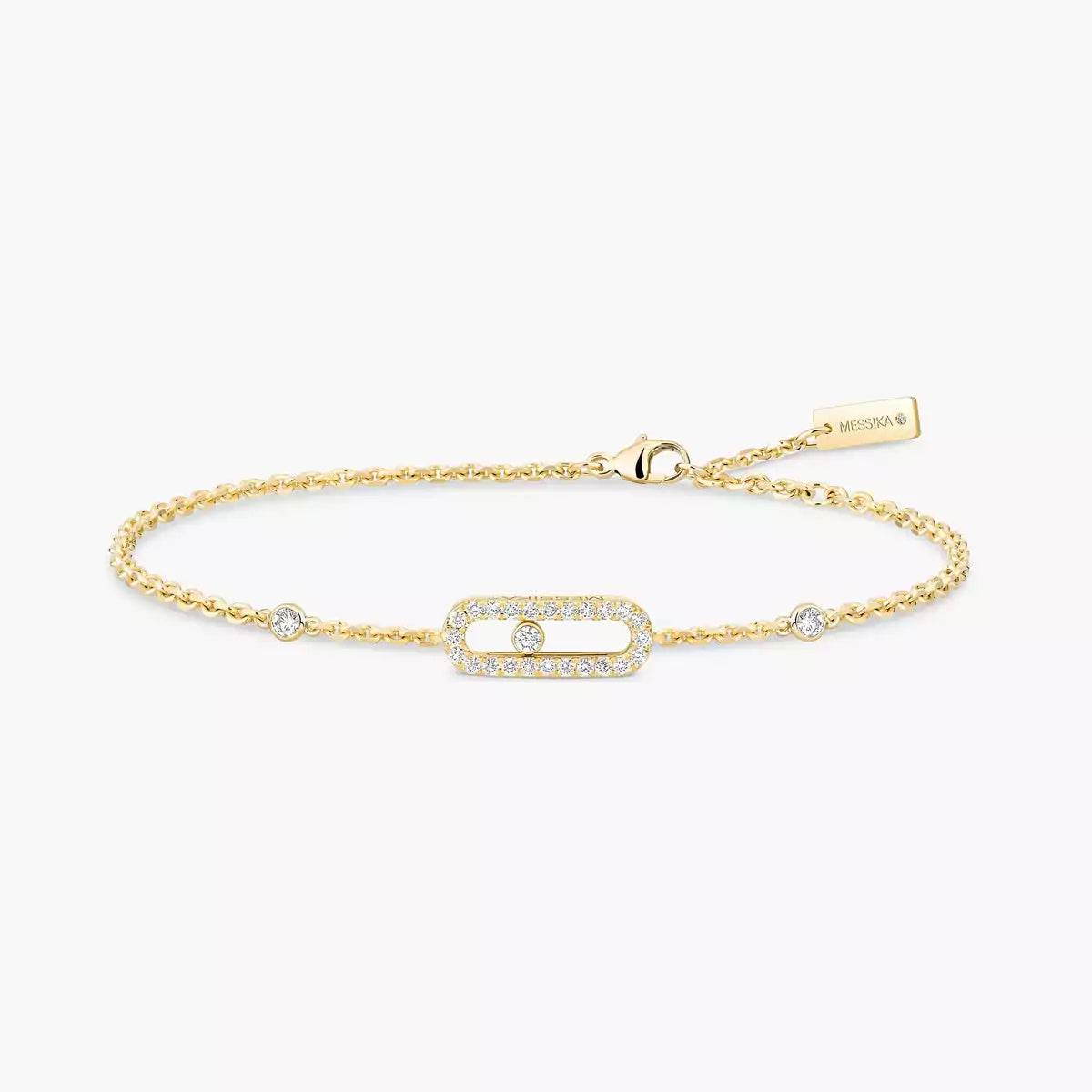 [Noble Aura jewelry]Move Uno Diamond Bracelet