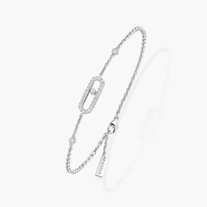 [Noble Aura jewelry]Move Uno Diamond Bracelet