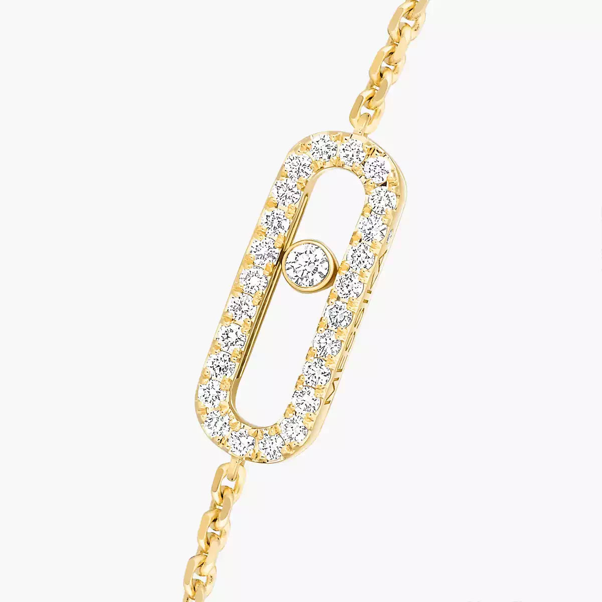 [Noble Aura jewelry]Move Uno Diamond Bracelet