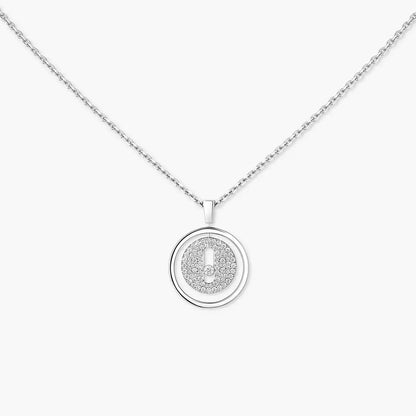 [Noble Aura jewelry] Lucky Move Diamond Necklace