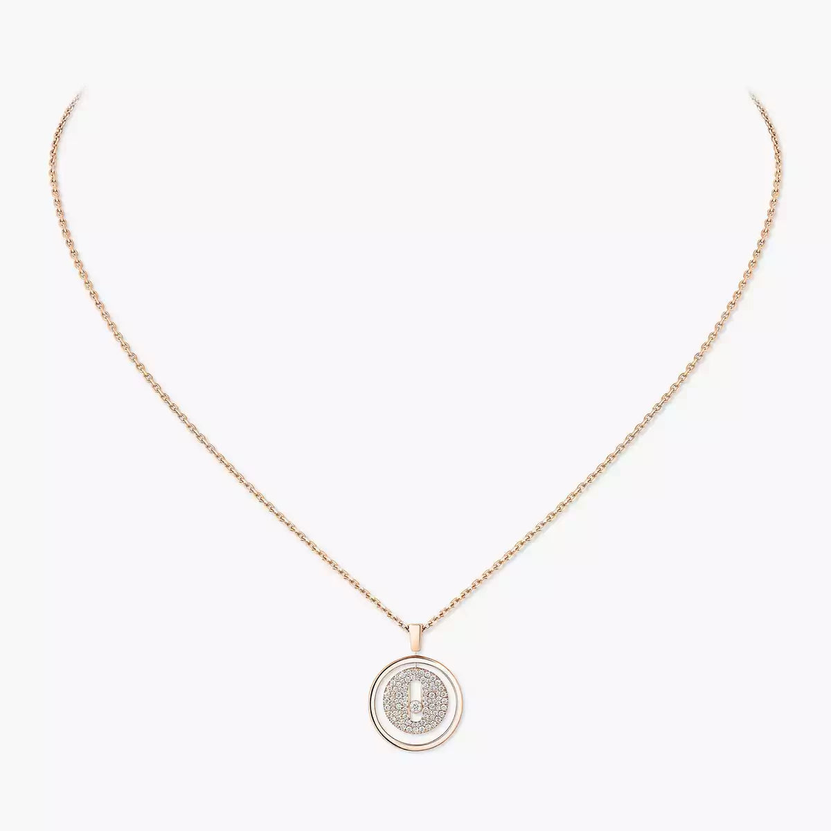 [Noble Aura jewelry] Lucky Move Diamond Necklace