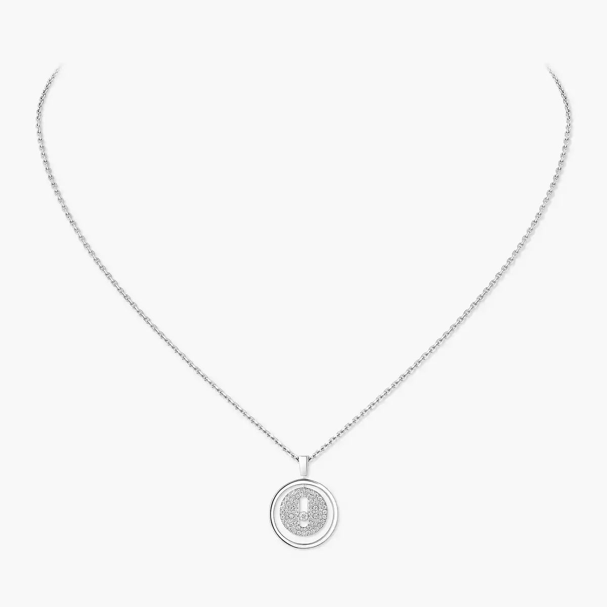 [Noble Aura jewelry] Lucky Move Diamond Necklace