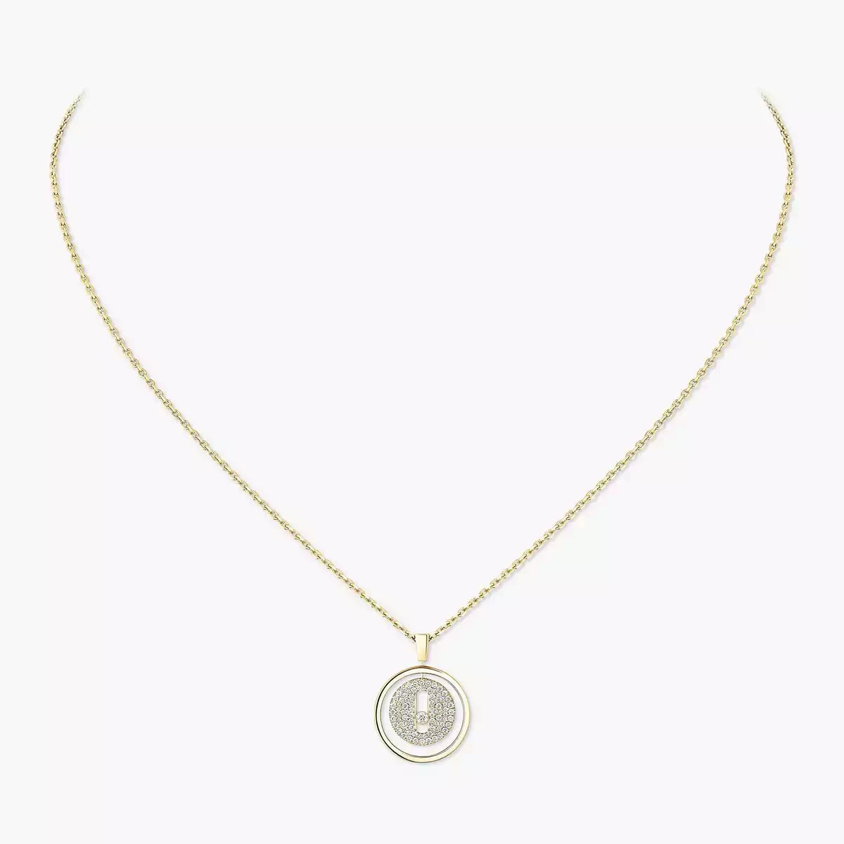 [Noble Aura jewelry] Lucky Move Diamond Necklace