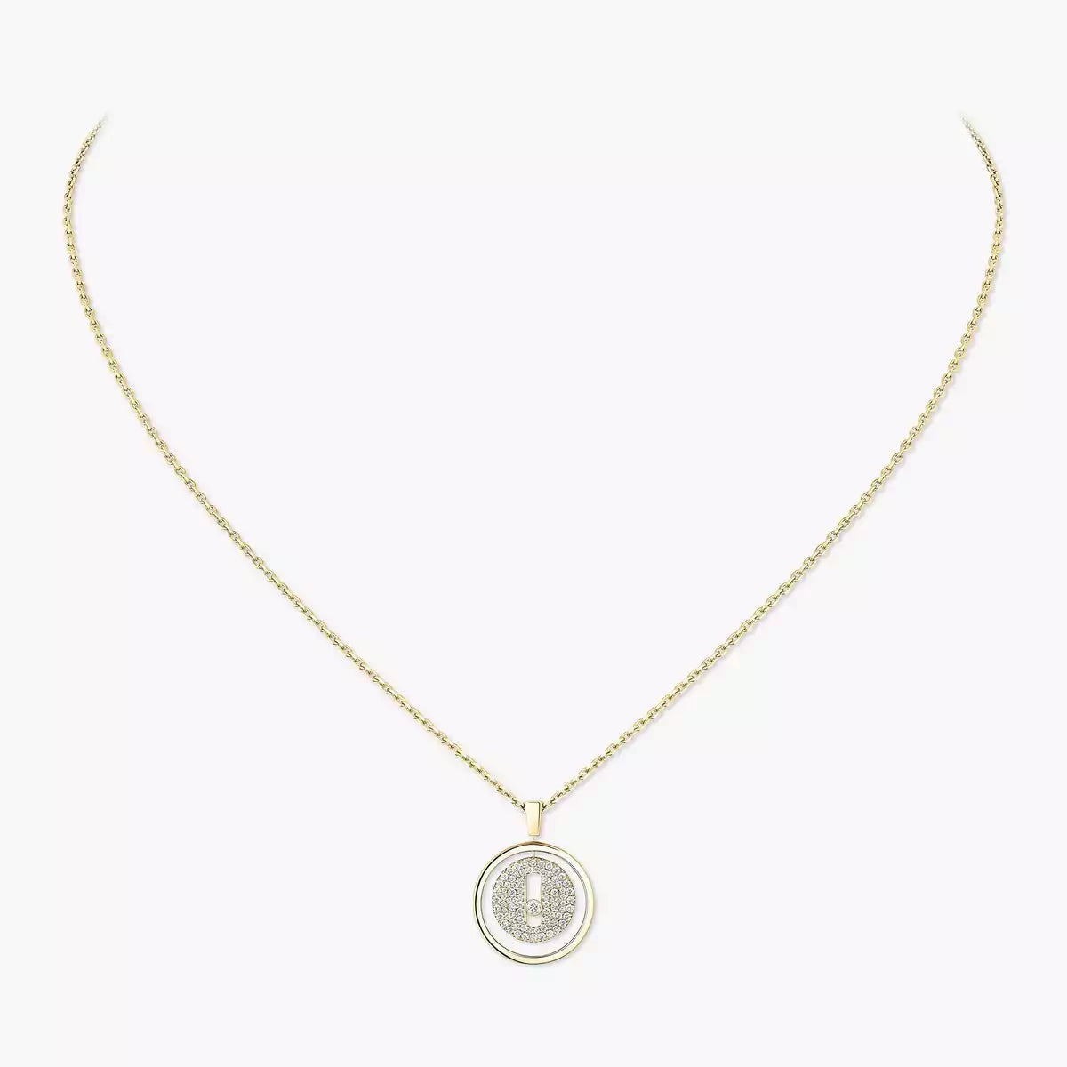 [Noble Aura jewelry] Lucky Move Diamond Necklace