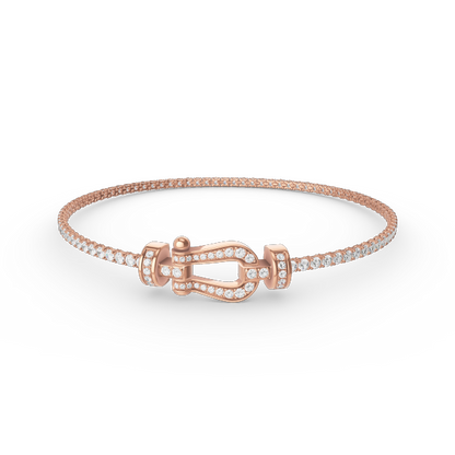 [Noble Aura jewelry]FORCE  HORSESHOE  DIAMOND TENNIS BRACELET