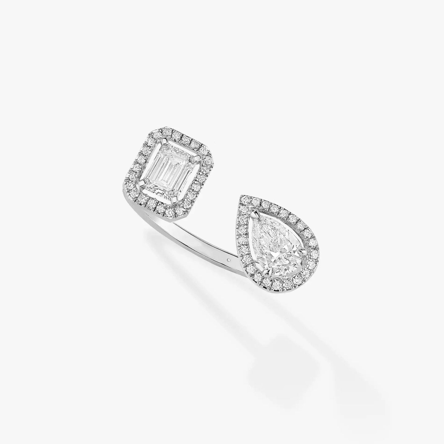 [Noble Aura jewelry]MY TWIN TOI & MOI SILVER DIAMOND RING