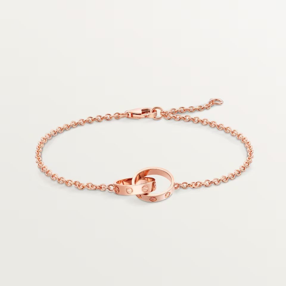 [Noble Aura jewelry]LOVE BRACELET DOUBLE RING