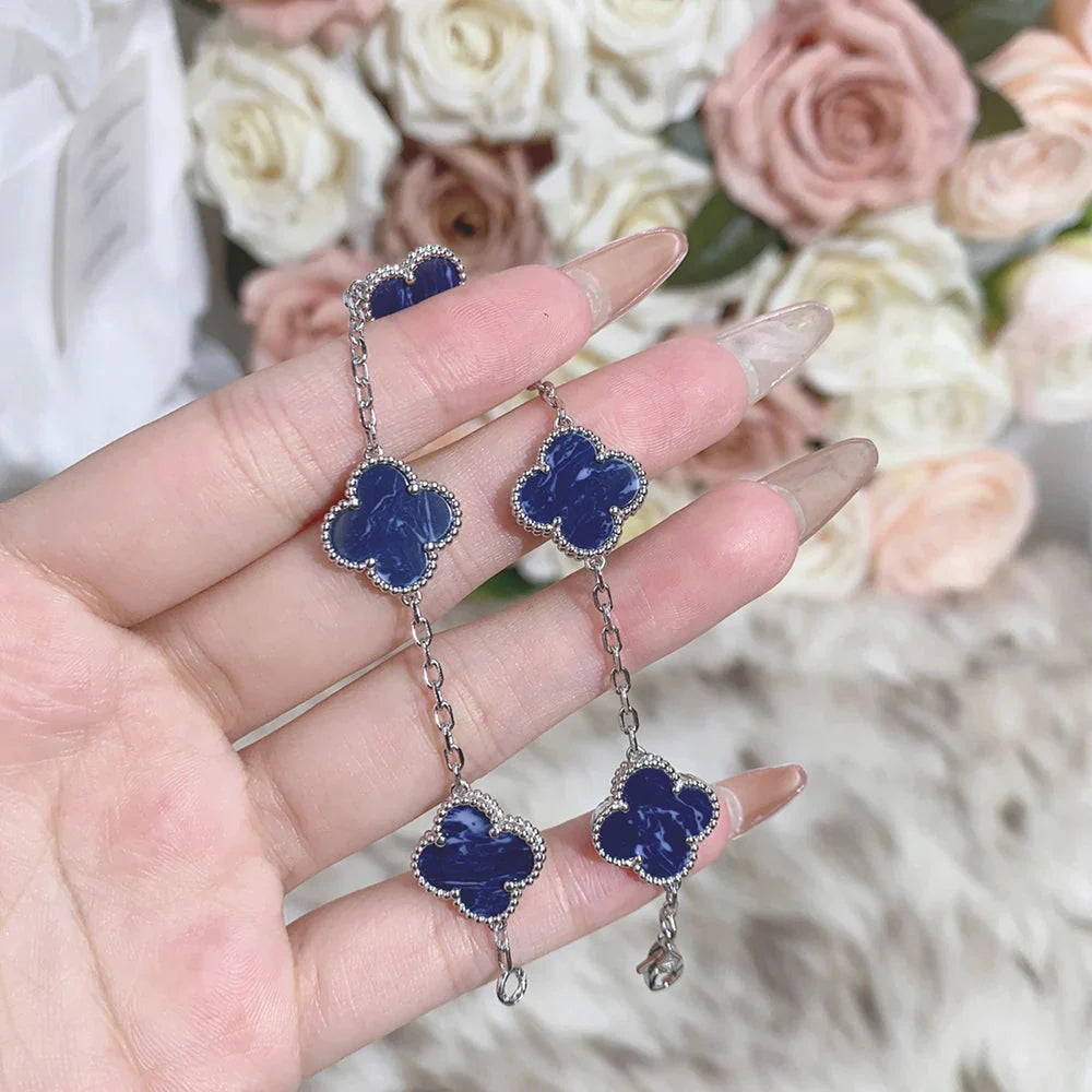[Noble Aura jewelry]CLOVER 5 MOTIF PIETERSITE BRACELET COLLECTION