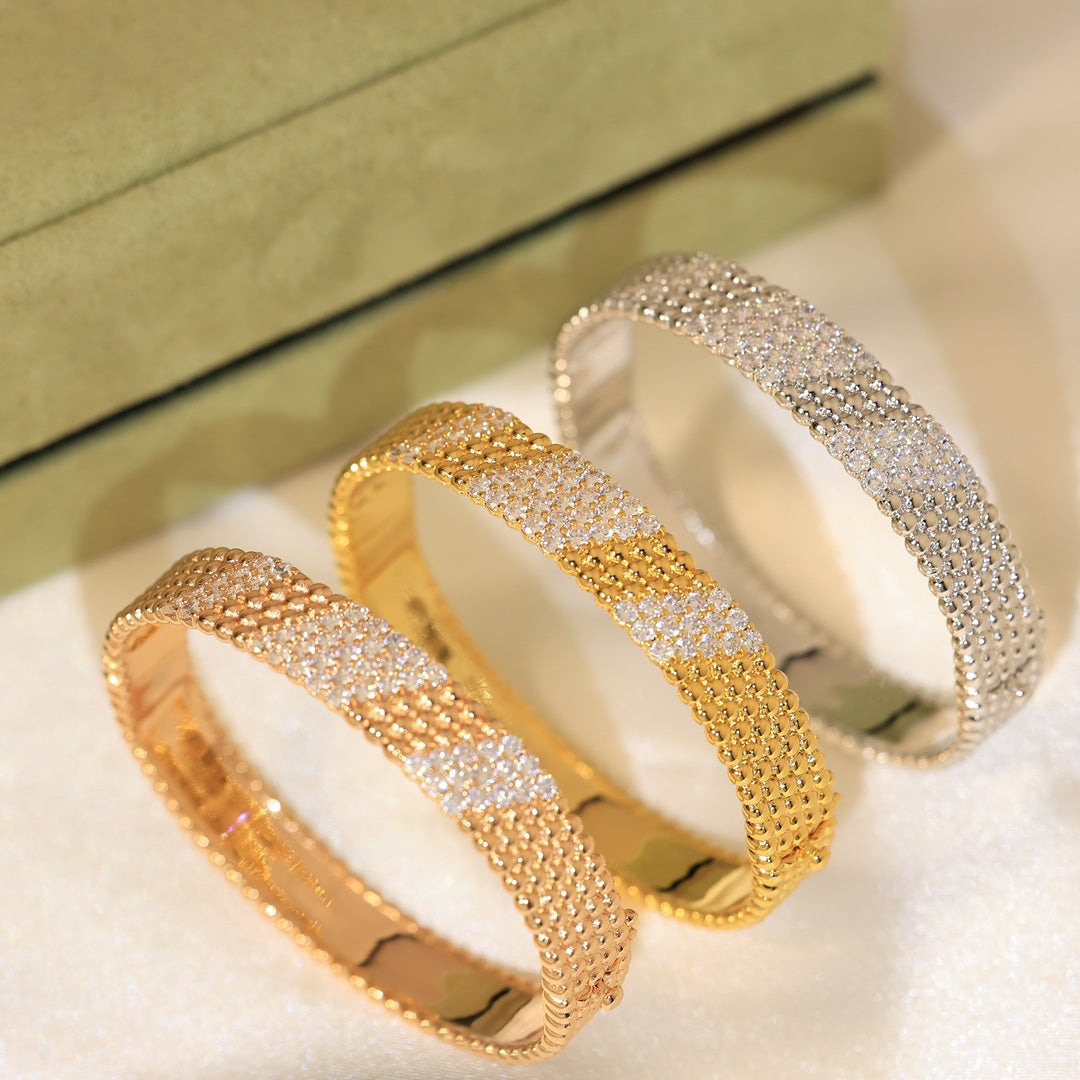 [Noble Aura jewelry] FIVE-ROW DIAMOND BRACELET