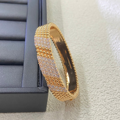 [Noble Aura jewelry] FIVE-ROW DIAMOND BRACELET