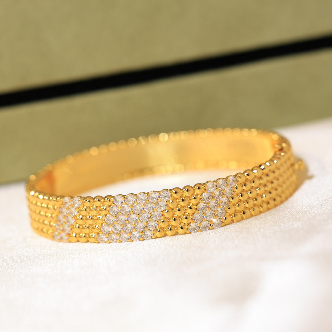 [Noble Aura jewelry] FIVE-ROW DIAMOND BRACELET