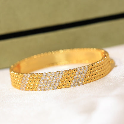 [Noble Aura jewelry] FIVE-ROW DIAMOND BRACELET
