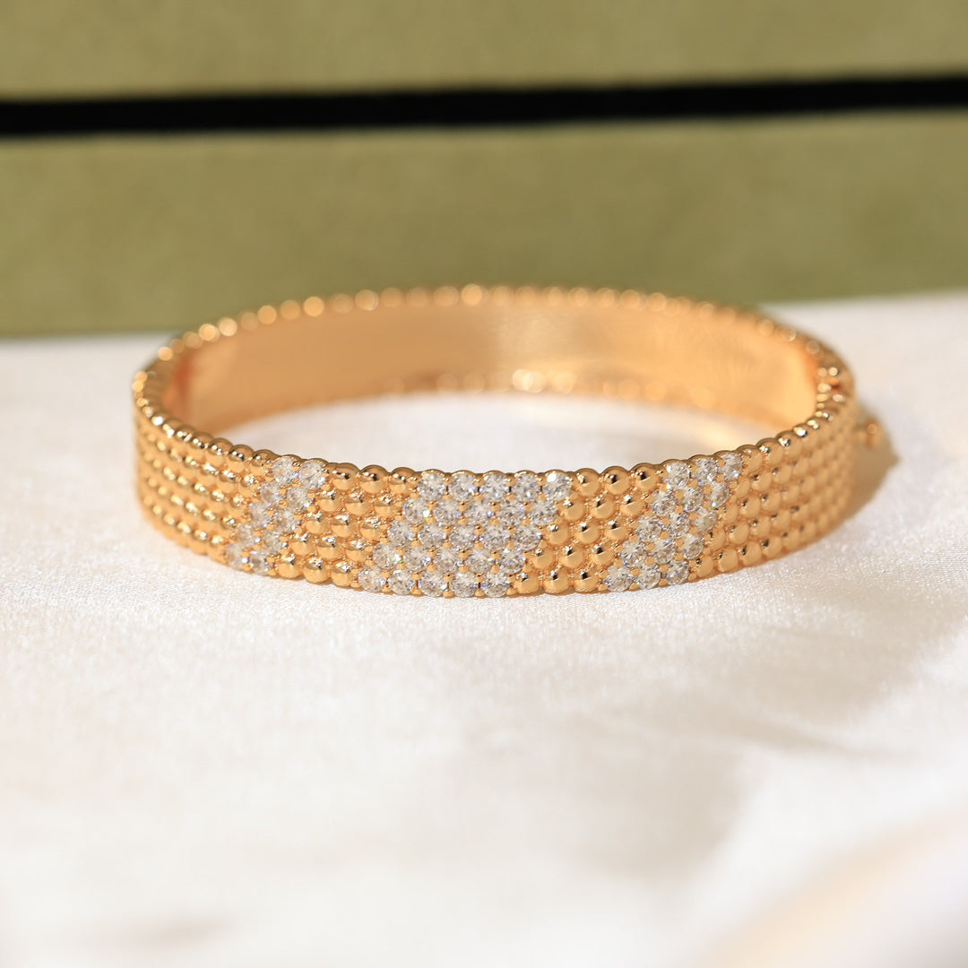 [Noble Aura jewelry] FIVE-ROW DIAMOND BRACELET