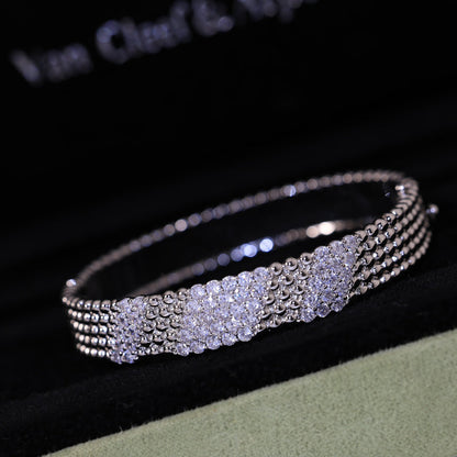 [Noble Aura jewelry] FIVE-ROW DIAMOND BRACELET