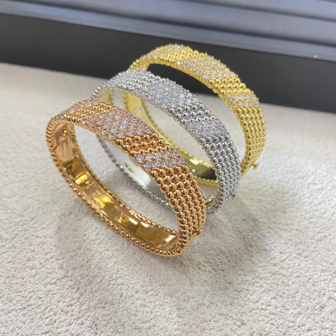 [Noble Aura jewelry] FIVE-ROW DIAMOND BRACELET