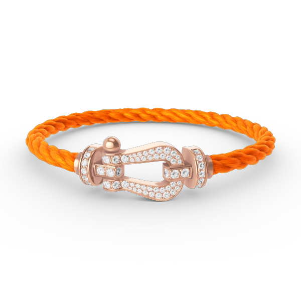 [Noble Aura jewelry]FORCE LARGE HORSESHOE FULL DIAMOND BRACELET ROSE GOLD