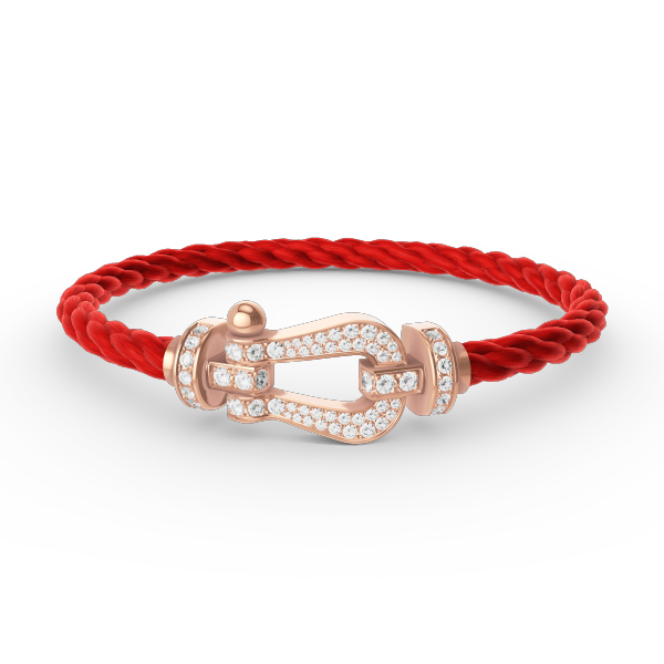[Noble Aura jewelry]FORCE LARGE HORSESHOE FULL DIAMOND BRACELET ROSE GOLD