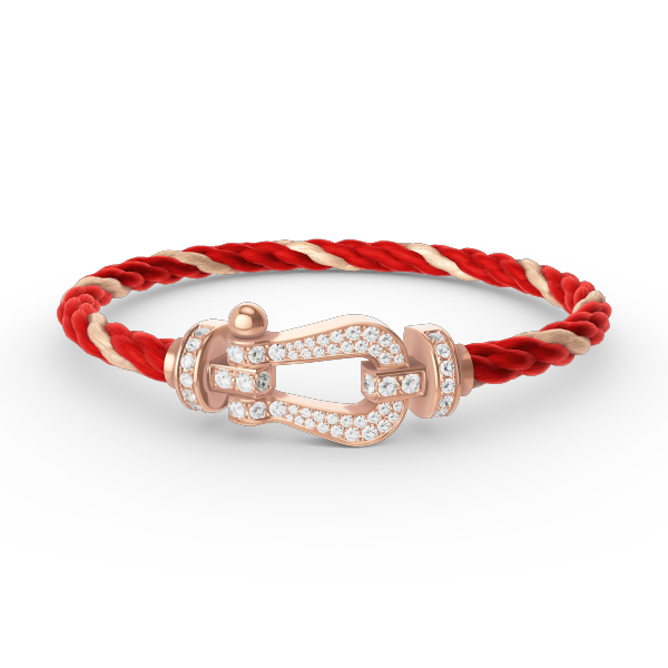 [Noble Aura jewelry]FORCE LARGE HORSESHOE FULL DIAMOND BRACELET ROSE GOLD