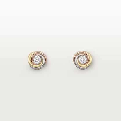 [Noble Aura jewelry]TRINITY STUD DIAMOND EARRINGS