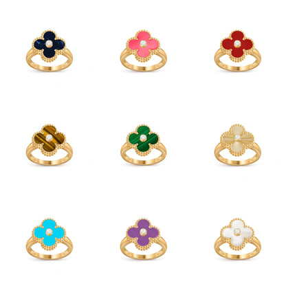 [Noble Aura jewelry]CLOVER DIAMOND RING GOLD COLLECTION