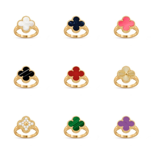[Noble Aura jewelry]CLOVER RING GOLD COLLECTION