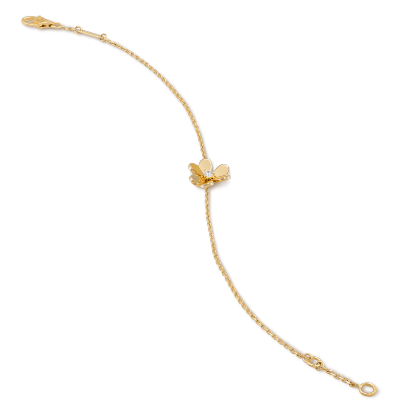 [Noble Aura jewelry]FRIVOLE GOLD FLOWER BRACELET