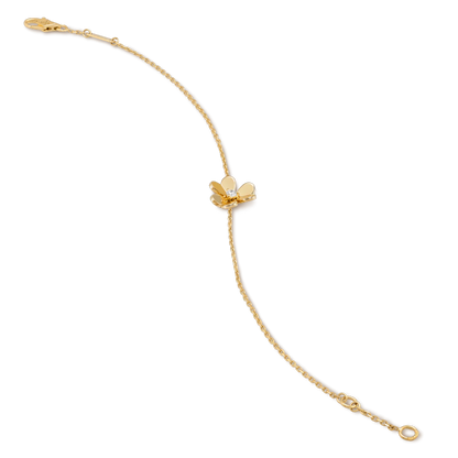 [Noble Aura jewelry]FRIVOLE GOLD FLOWER BRACELET