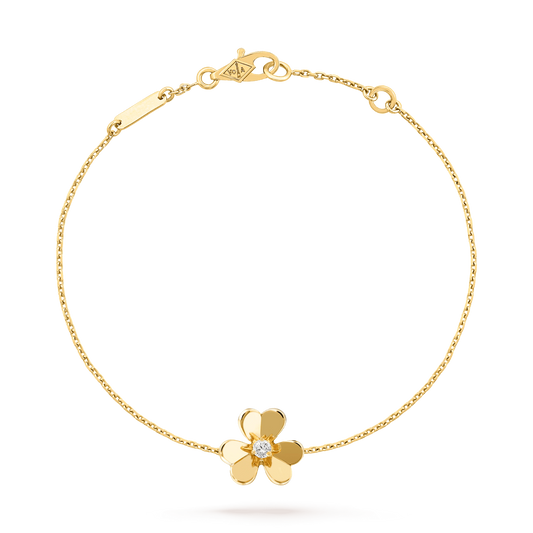 [Noble Aura jewelry]FRIVOLE GOLD FLOWER BRACELET