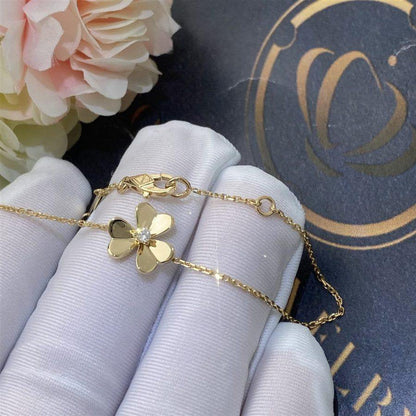 [Noble Aura jewelry]FRIVOLE GOLD FLOWER BRACELET