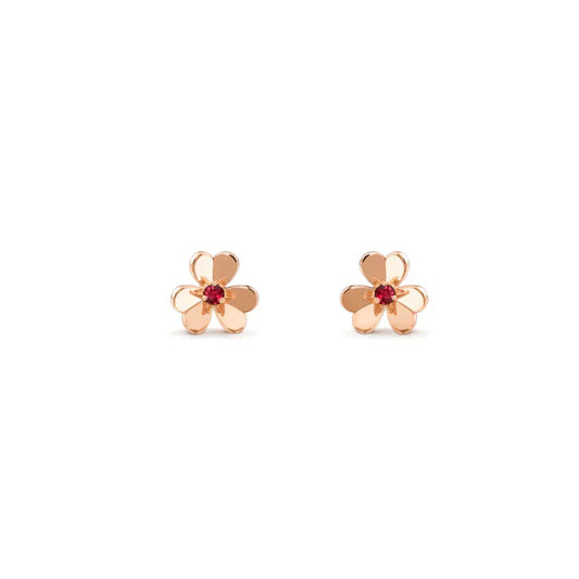 [Noble Aura jewelry]FRIVOLE  FLOWER PINK EARRINGS