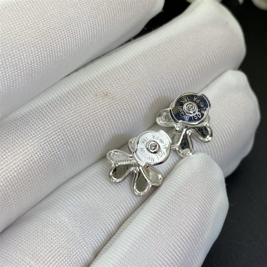 [Noble Aura jewelry]FRIVOLE MINI SILVER FLOWER EARRINGS