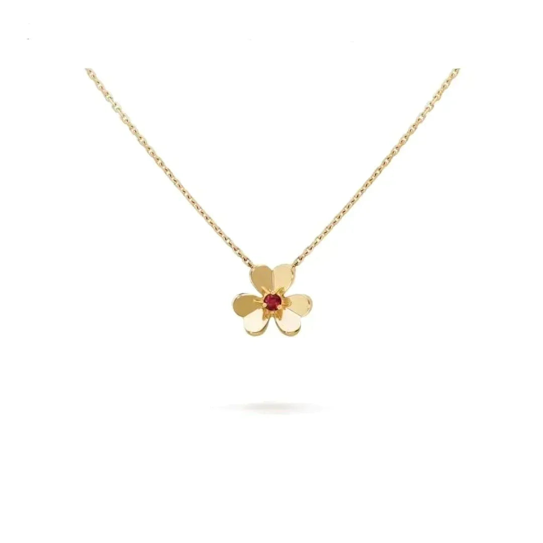 [Noble Aura jewelry]FRIVOLE GOLD FLOWER NECKLACE
