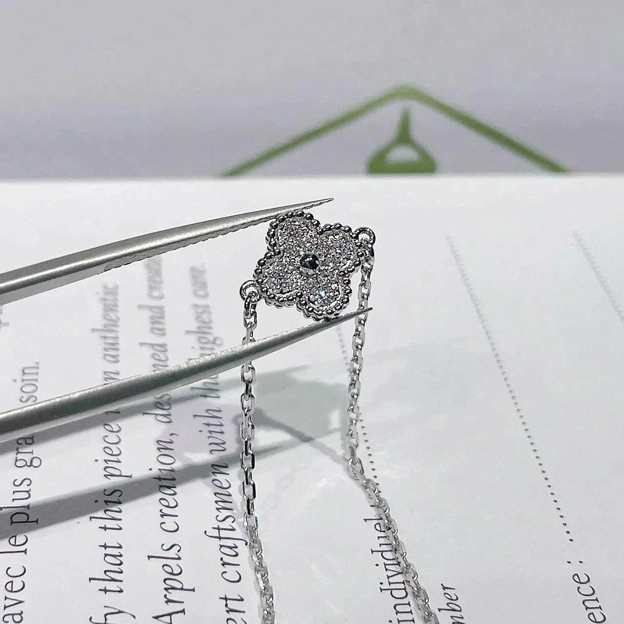 [Noble Aura jewelry]CLOVER  SINGLE FLOWER BRACELET SILVER