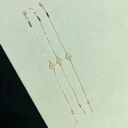 [Noble Aura jewelry]CLOVER SINGLE FLOWER BRACELET