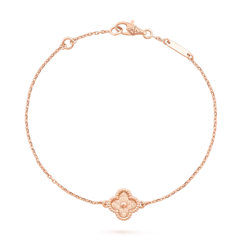 [Noble Aura jewelry]CLOVER SINGLE FLOWER BRACELET