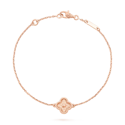 [Noble Aura jewelry]CLOVER SINGLE FLOWER BRACELET