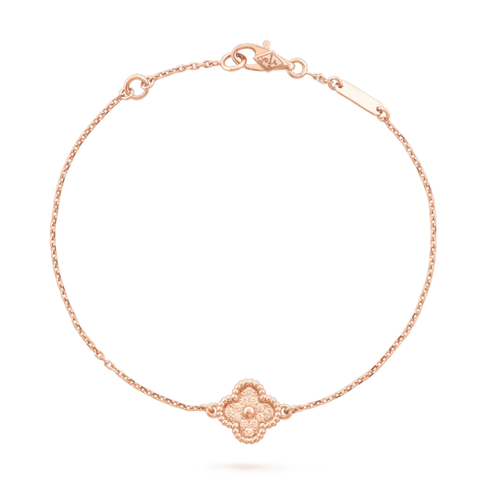 [Noble Aura jewelry]CLOVER SINGLE FLOWER BRACELET