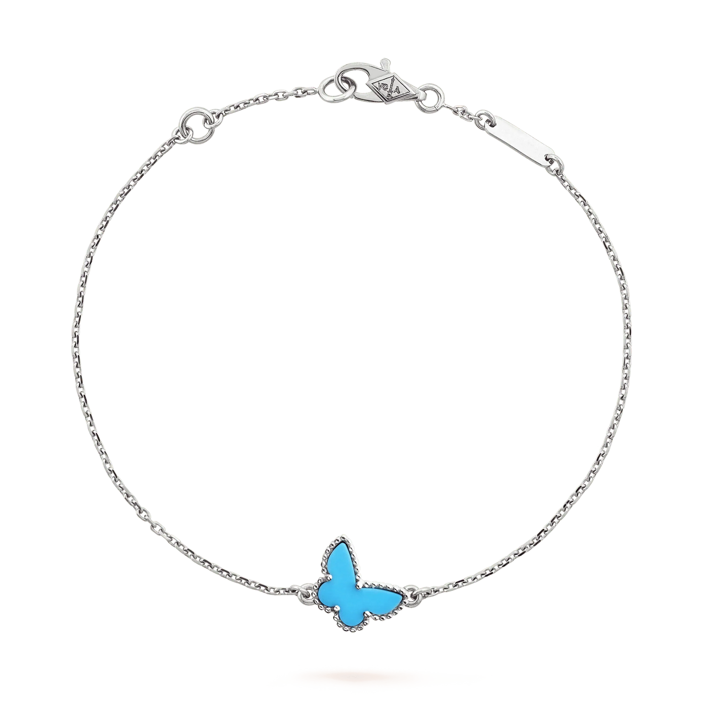 [Noble Aura jewelry]BUTTERFLY TURQUOISE BUTTERFLY BRACELET SILVER
