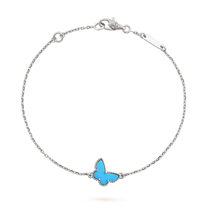 [Noble Aura jewelry]BUTTERFLY TURQUOISE BUTTERFLY BRACELET SILVER