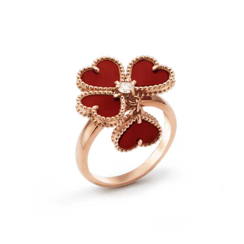 [Noble Aura jewelry]SWEET CLOVER CARNELIAN RING