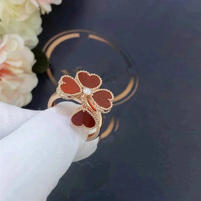 [Noble Aura jewelry]SWEET CLOVER CARNELIAN RING