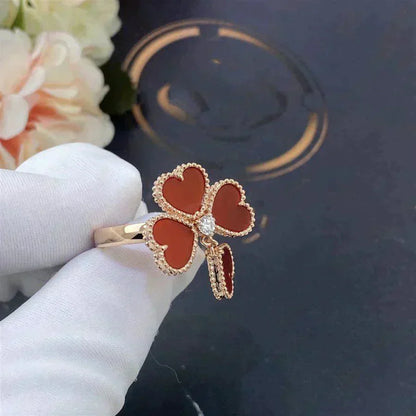 [Noble Aura jewelry]SWEET CLOVER CARNELIAN RING