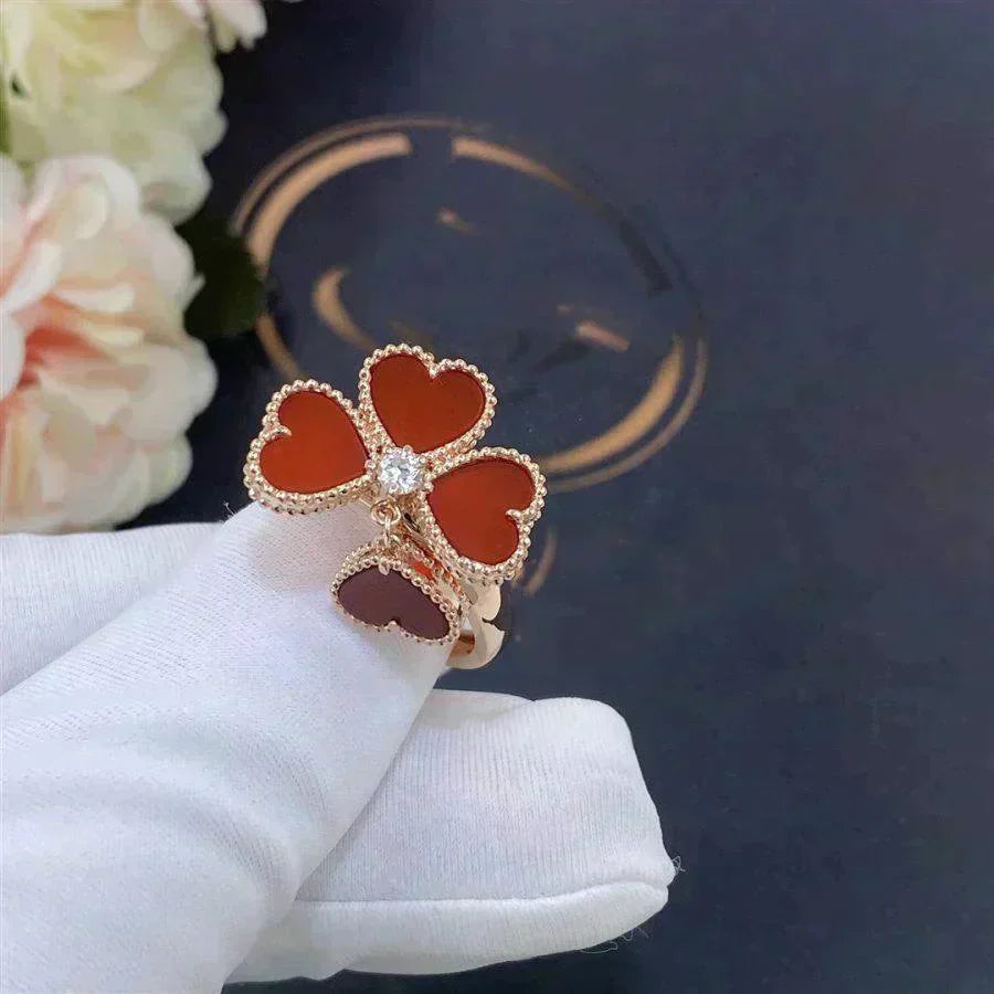 [Noble Aura jewelry]SWEET CLOVER CARNELIAN RING