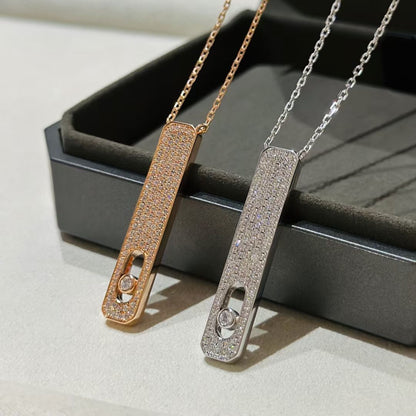 [Noble Aura jewelry]MY FIRST DIAMOND PAVED NECKLACE