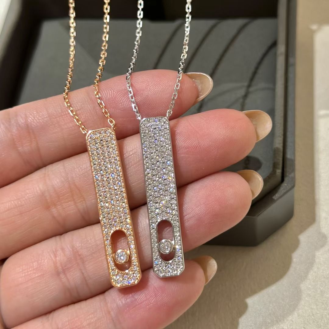 [Noble Aura jewelry]MY FIRST DIAMOND PAVED NECKLACE